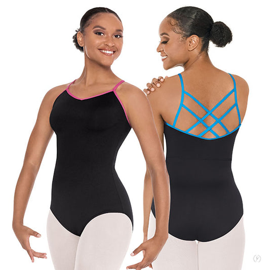 Womens Sporty Strap Leotard