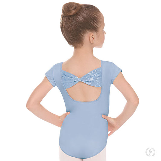 Girls Mesh Bow Leotard